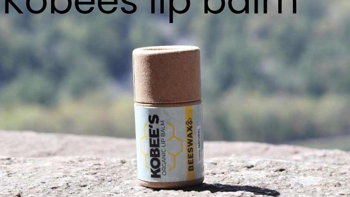 Kobees Lip balm- An Earth Eco Friendly lip balm