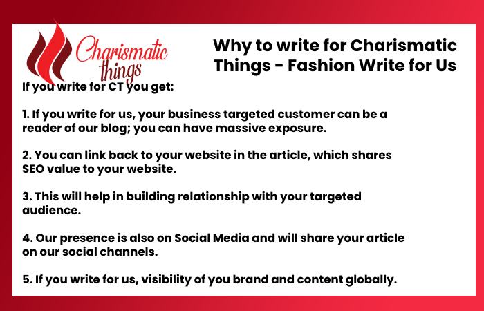 Why to write for Chrismatic Things(2)