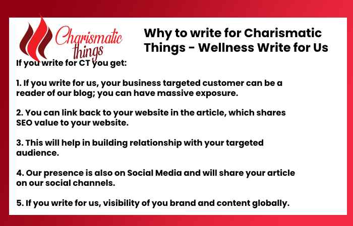 Why to write for Chrismatic Things(6)