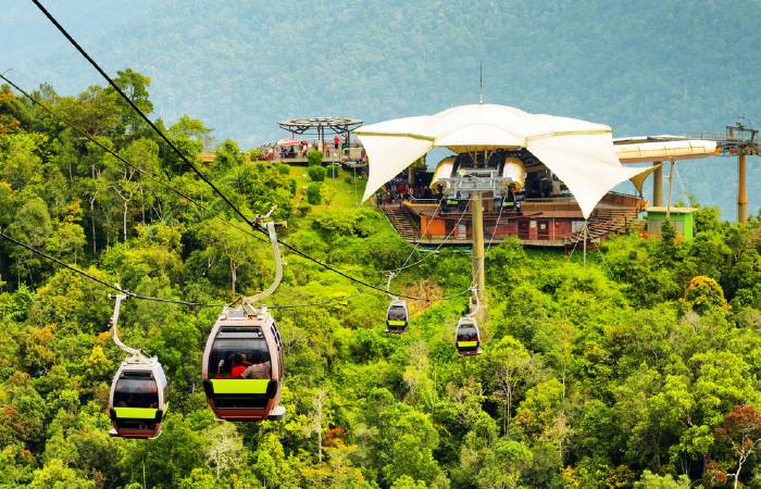 SkyCab to Enjoy the view of Langkawi Island