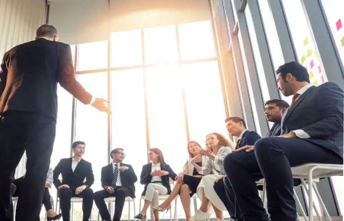 charismatic leader at work