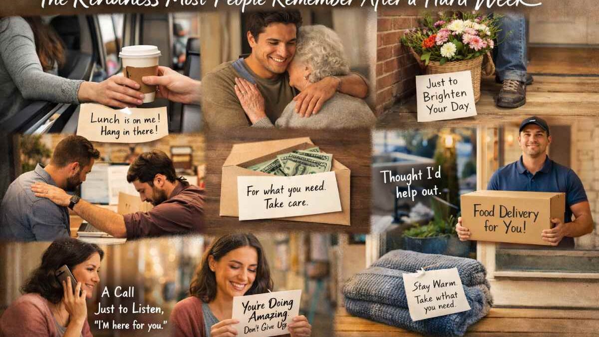 The Kindness Most People Remember After a Hard Week