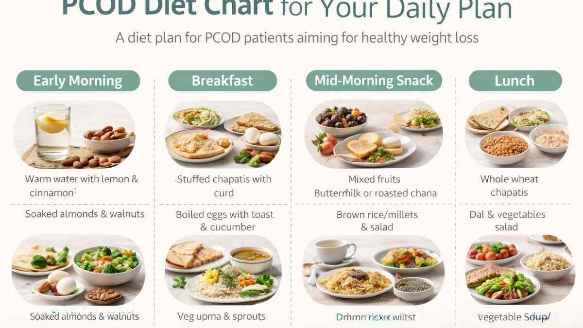 PCOD Diet Chart for Weight Loss (Complete Guide for Beginners)