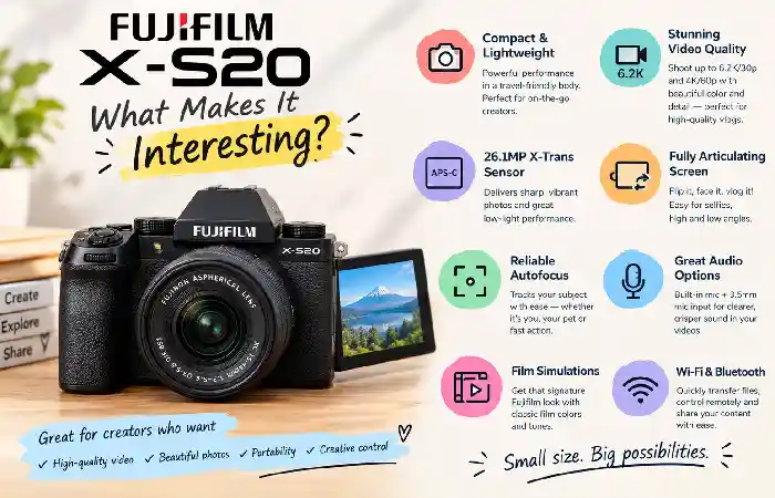 fujifilm x-s20 interesting