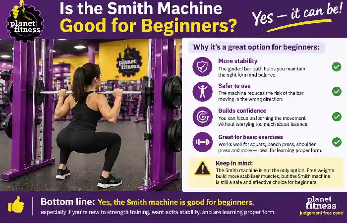 is smith machine good for beginners