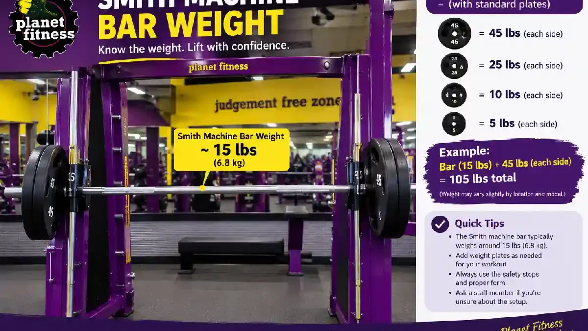 Planet Fitness Smith Machine Bar Weight: How Much Does It Weigh?