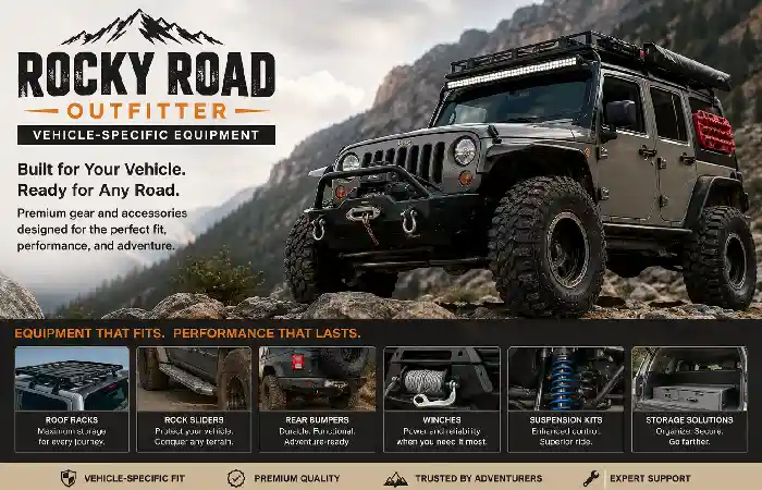 rocky road outfitter and vehicle-specific equipment