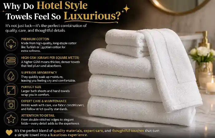 why do hotel style towel feel